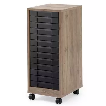 13 IRIS OHYAMA Почтовый ящик Wood Grain Ash Black A4 Документный ящик Деревянный напольный ящик для хранения Полка для хранения Настольный ящик для хранения документов Письмо Письмо