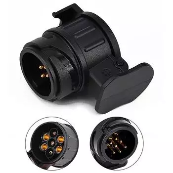 13-контактный адаптер для подключения прицепа с 7 контактами, 12 В, водонепроницаемый адаптер для подключения фаркопа, защитный разъем