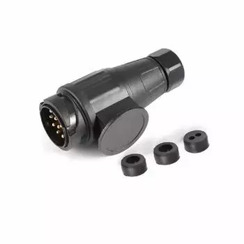 13-контактный разъем для прицепа-караванного прицепа, 12 В, разъем для буксировки для караванов, евровилка, аксессуары для автомобильной электроники, замена розеток