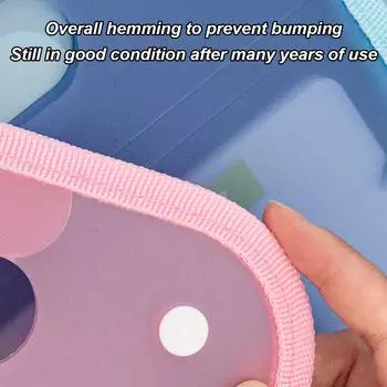 13 Pocket File Folders Portable A4 Letter Size Macaron Color Accordian Document Organizer For Classroom Office Home Storage