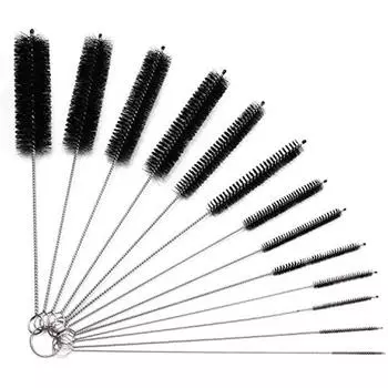 13 щеток для чистки бутылок, нейлоновая щетка для бутылок, система щеток для очистки трубопроводов