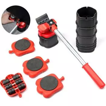 13 шт./компл., подъемники для мебели с эргономичной ручкой, увеличивающие подушечки из АБС-пластика, комплект сверхмощных роликов для перемещения мебели для дома A