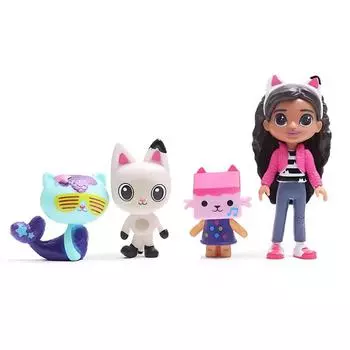 13 шт., кукольный домик Гэбби, аниме-фигурка, игрушка, улыбающаяся машина, кошка, объятия, куклы Гэбби, девочка, Mercat, мультяшная фигурка, детские подарки на Рождество и день рождения