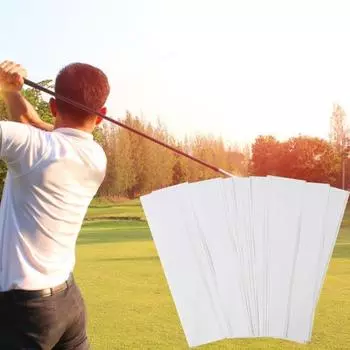 13 шт. профессиональная клейкая лента для захвата клюшек для гольфа, прочные клейкие полоски для перехвата клюшек для гольфа, наклейки для оберточной бумаги для клюшек для гольфа белый