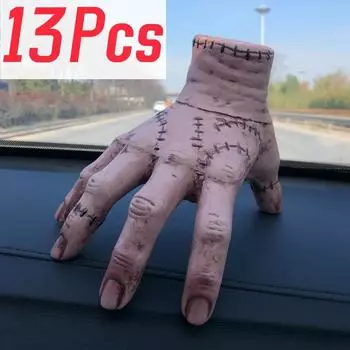 13 шт. реквизит для Хэллоуина, ужасы, сломанные руки, среда, семья Адамс, латексная статуэтка из пальмы, декоративные настольные поделки для дома