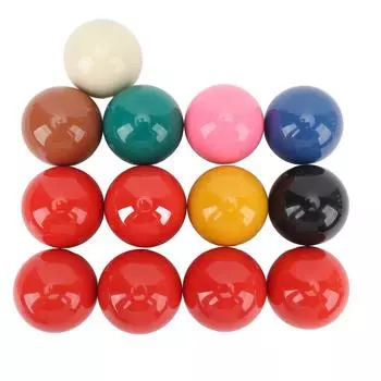 13 шт. шаров для снукера, профессиональный стандарт, диаметр 2,1 дюйма, сменные бильярдные шары из смолы, набор для Po