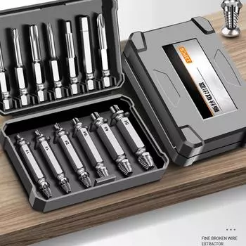 13 шт., сверла для снятия болтов с шестигранным хвостовиком и гаечными ключами для сломанных/поврежденных болтов