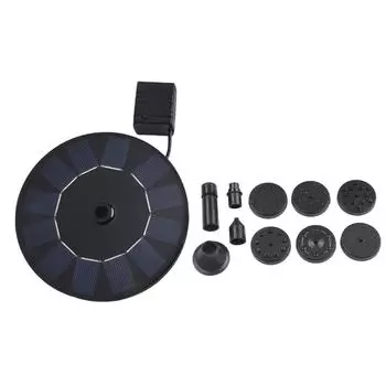 13 см/18 см Солнечный фонтан Солнечный фонтан Водопад Садовый декор Открытый Птичий бассейн Аквариум Пруд Фонтан Плавающий