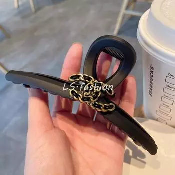 13 см большой зажим для волос ~ французский ретро маленький ароматный зажим для волос детская заколка для волос на затылке матовый зажим в виде акулы