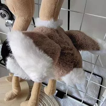 13 см милая имитация страуса плюшевая игрушка мягкая реалистичная кукла животное мягкая подушка птица подарок для детей девочка страус брелок подвеска