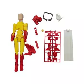 13-суставная подвижная 3D-печатная кукла-манекен 3-го поколения, самодельная фигурка для декомпрессионных украшений всего тела One Size