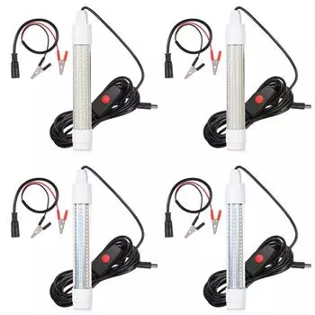 13 Вт светодиодные фонари для рыбалки, 12-24 В постоянного тока, 36 В-48 В переменного тока, светильник для поиска рыбы, погружная лодка, ночные лампы для привлечения кальмаров и криля Green Light