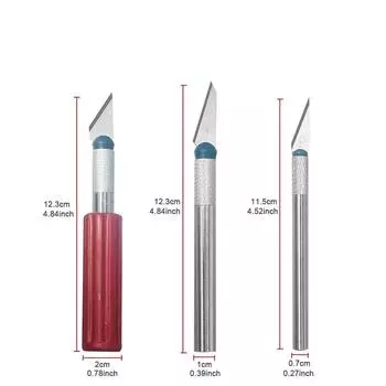 13 в 1 Металлический нож для резьбы по металлу, ручка в стиле художественной печати, ручная резка, комбинированные бумажные вырезки, нескользящий гаджет, точный ремонт своими руками