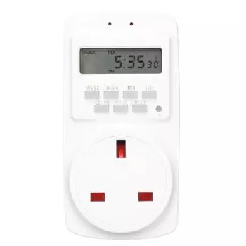 13A Внутренний таймер розетки Цифровой программируемый настенный таймер розетка с автоматическим отключением питания