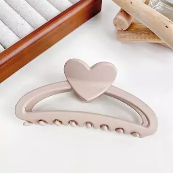 13cm Fashion Heart Good Big Shark Hair Claw Clips Clamps for Women Girls Vintage Headband for Gift Party Hair Accessories Tool