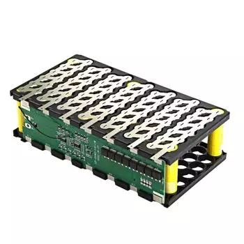 13S 6P 48V 52V E-bike Battery Box 18 650 Держатель Сварка Никель для E-scooter without PCB board (black)