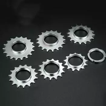 13T-18T фиксированная передача велосипедный маховик и фиксированная часть односкоростной реверсивный езда фиксированный зуб стальной маховик фиксированное кольцо 18T