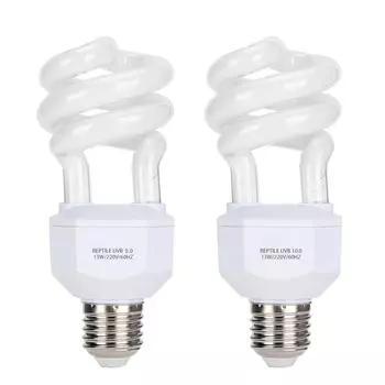 13W 220V рептилия UVB энергосберегающие лампы черепаха змея ящерица лампочка 10.0