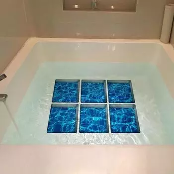 13x13 см, 6 шт., 3D противоскользящие водонепроницаемые наклейки для ванны из ПВХ, декоративные наклейки, наклейка для ванной комнаты на выбор, w 2