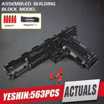 14004 SWAT блоки пистолет Desert Eagle пистолет модель оружия сборка пистолет кирпичи блок Хэллоуин Рождественский подарок блоки игрушки