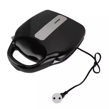 1400 Вт электрическая блинница 6 слотов 3,5 дюйма двусторонний нагрев антипригарный интеллектуальный контроль температуры L