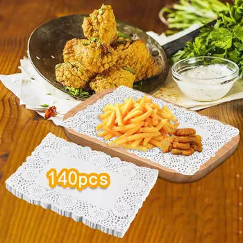 140 бумажных салфеток, многоцелевая посуда, украшение для еды, тортов на день рождения 16cmx23cm