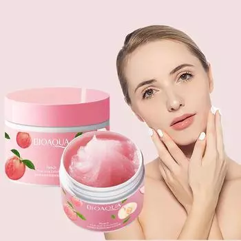 140 г отшелушивающий крем с персиковой фруктовой кислотой увлажняющий, увлажняющий, улучшающий поры отшелушивающий крем 140g