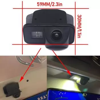 140 градусов 1080P HD CCD автомобильная камера заднего вида для Toyota WISH ZGE21 2009 2010 2011 2012 2013 2014 2015 2016