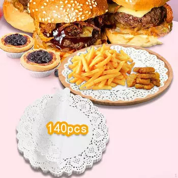 140 шт. бумажных салфеток многоцелевые подставки под приборы для вечеринки, свадьбы 6.50 inch