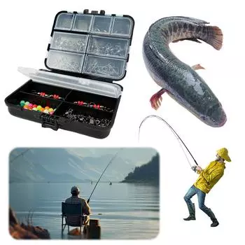 - 140 шт./кор. Набор рыболовных принадлежностей, рыболовные снасти, вертлюги, аксессуары для ловли карпа