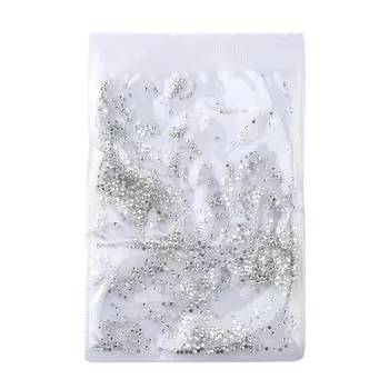 1440 шт./пакет сверкающие ногти для страз стеклянные белые AB прозрачные художественные стразы потрясающий дизайн ногтей A
