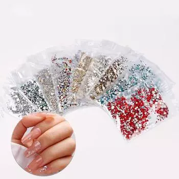 1440 шт./пакет украшения для ногтей изысканные DIY легкие плоские нижние стразы украшения для ногтей для женщин 1