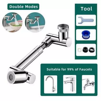 1440° выдвижной поворотный кран-удлинитель медный роботизированный манипулятор вращающийся кран фильтр-разбрызгиватель кран аэратор для кухни ванная комната медный