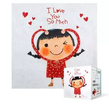 144-piece jigsaw puzzle / I love you (mini), popular Korean puzzle