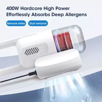 14500 Па проводной пылесос для удаления клещей, пылесос для матрасов, подушек, простыней, диванов, мягких игрушек 100240 В ЕС, США EU белый