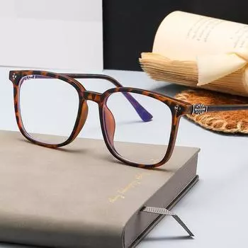 14517 Ultra-Light Tr90 Box Fashion Anti-Blue Flat Mirror, Unisex Can Be Equipped With Myopia Glasses Frame