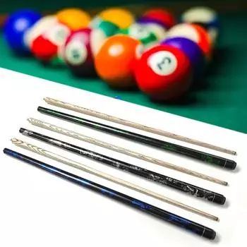 146CM 10MM головка клюшки из ясеня, 1/2, разделенный бильярдный кий, восьмерка для снукера синий