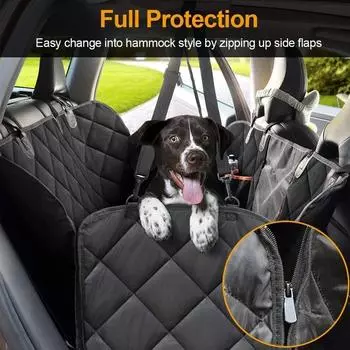 147*137CM Double Zipper Car Pet Seat Pad Waterproof Anti-dirty Pad Suitable Multiple Models Comfortable Cars Rear Seats Cushions оранжевый