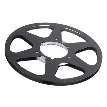 14 10,5-дюймовая пустая катушка с лентой из алюминиевого сплава с 6 отверстиями, универсальная часть открывающей машины, пустое приемное устройство чёрный