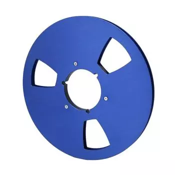14 10,5-дюймовая пустая приемная катушка с 3 отверстиями из алюминиевого сплава, универсальная часть машины для открывания звуковой ленты синий