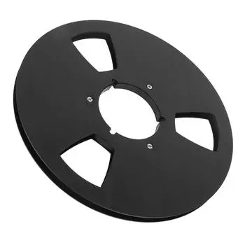 14 10-дюймовая пустая катушка для ленты 3 отверстия открытая катушка звуковая лента пустая катушка алюминиевая катушка катушка для ленты для Nab чёрный