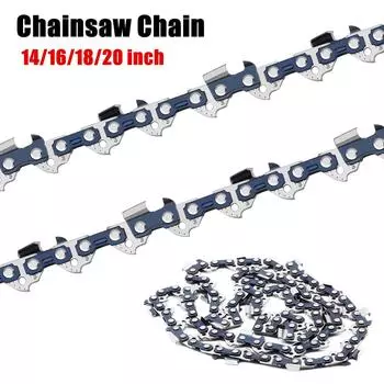 14/16/18/20 дюймовая цепь бензопилы 52/56/57/72/76 Drive Heavy Duty пильные цепи подходят для Husqvarna / Stihl / Poulan 16 inch 56 Drive