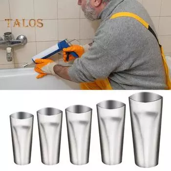 14/16/18/23 шт./компл. насадки из нержавеющей стали для герметика разных размеров, прочное устройство для герметизации, насадка для герметика, аппликатор, финишный инструмент 14PCS