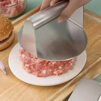 14/16 см Пресс для гамбургеров Пресс для котлет Форма для приготовления мяса Нержавеющая сталь с антипригарным покрытием Кухонные принадлежности Кухонные принадлежности