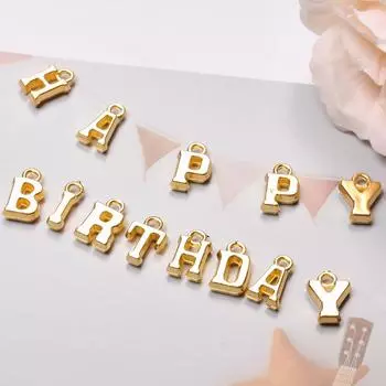 14-16mm*8-9mm 50Pcs A-Z Alphabet Letter Acrylic beads for Jewelry Making DIY Handmade Keychain Pendants Necklace Handwork Fashion Accessories серебряный