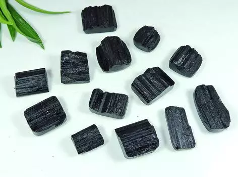 14-23MM натуральный черный турмалин друзы микс кабошон россыпью драгоценный камень 13 шт лот SY-131