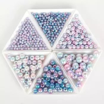 14-24 г/пакет 4/6/8/10 мм разноцветные бусины из АБС-пластика DIY браслет ожерелье серьги аксессуары для изготовления ювелирных изделий 6mm 20g/bag