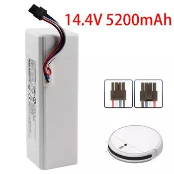 14,4 В, 5200 мАч, литий-ионный аккумулятор, робот-пылесос 1C, замена аккумулятора, для Xiaomi Mijia 1C STYTJ01ZHM, робот-пылесос, швабра