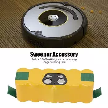 14.4V Sweeper NiMH аккумуляторная батарея Функция защиты 3500MAH Sweeper Аккумуляторная батарея для Roomba