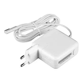 14,5 В 3,1 А 45 Вт 5-контактный L-образный MagSafe 1 зарядное устройство для Apple Macbook A1244 / A1237 / A1369 / A1370 / A1374 / A1304, длина: 1,7 м, вилка европейского стандарта(белый) белый